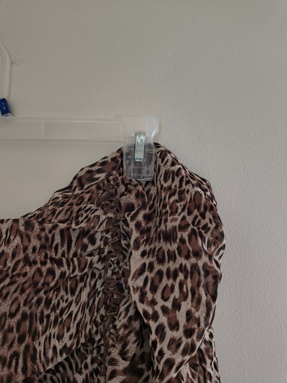 Vintage Fashion Bug Cheetah Print Midi Skirt